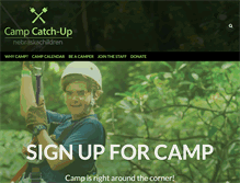 Tablet Screenshot of campcatchup.org